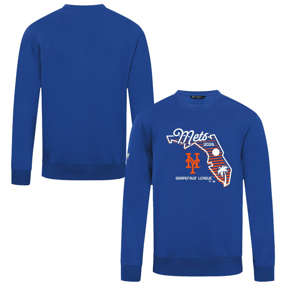 New York Mets Levelwear Zane Sunrise Sweatshirt - Royal - MLB Online