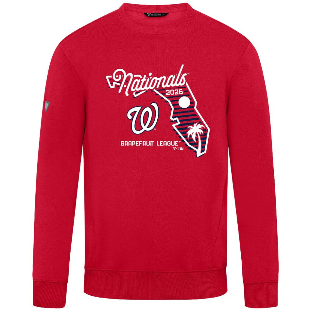 Washington Nationals Levelwear Zane Sunrise Sweatshirt - Red - MLB Sale
