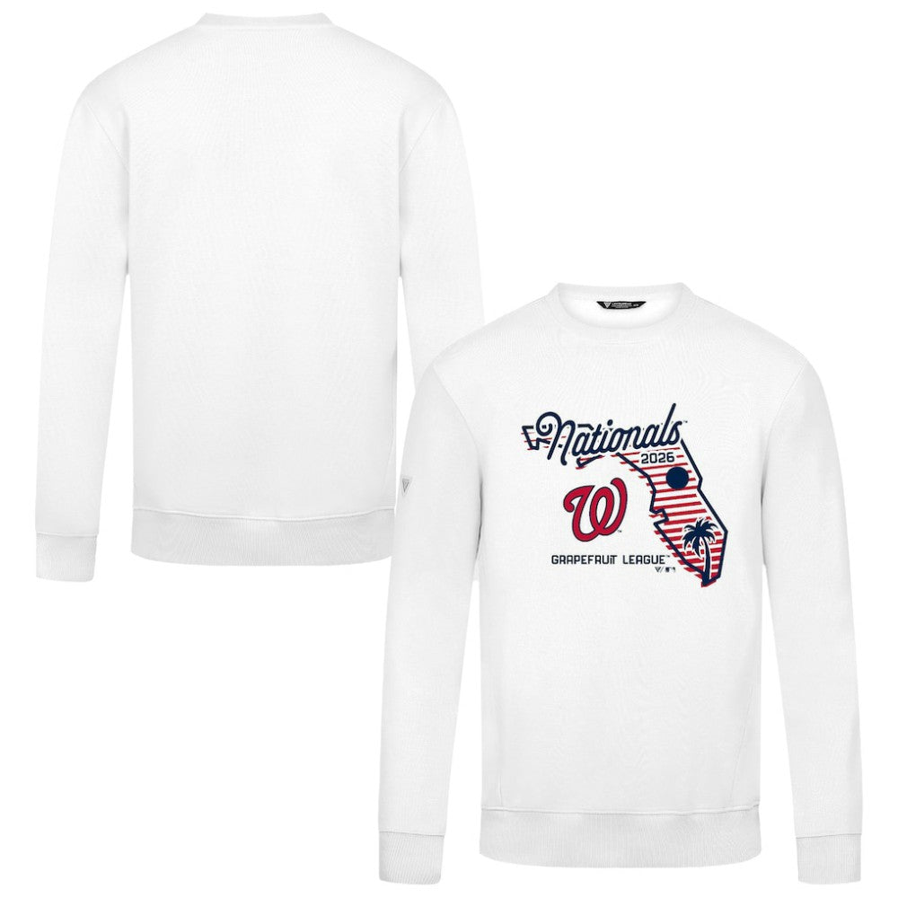 Washington Nationals Levelwear Zane Sunrise Sweatshirt - White - MLB on Sale