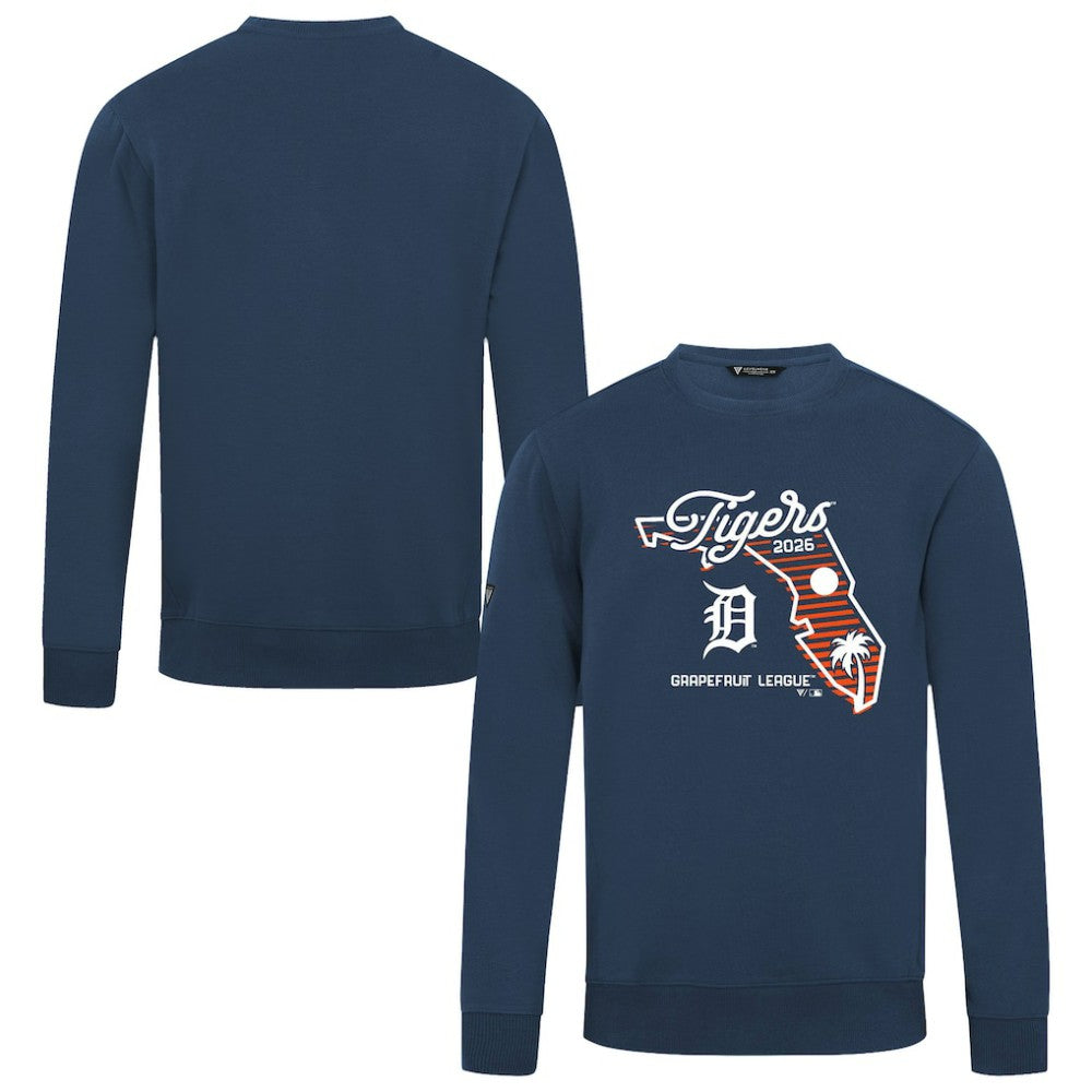 Detroit Tigers Levelwear Zane Sunrise Sweatshirt - Navy - MLB Online
