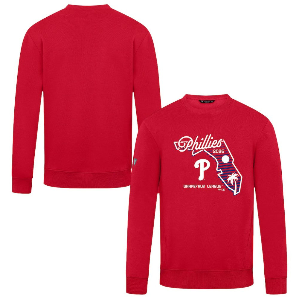 Philadelphia Phillies Levelwear Zane Sunrise Sweatshirt - Red - MLB Online