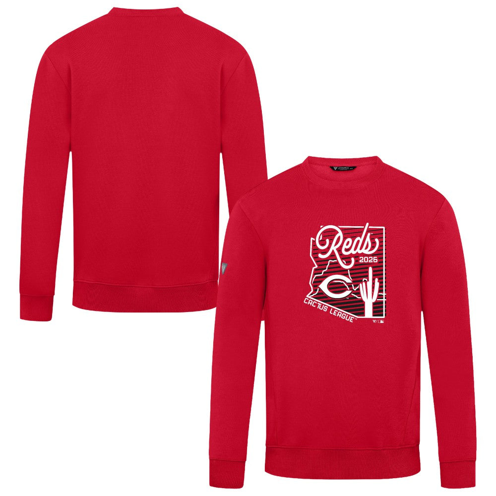 Cincinnati Reds Levelwear Zane Sunrise Sweatshirt - Red - MLB Online