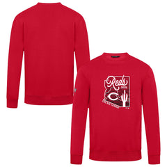 Cincinnati Reds Levelwear Zane Sunrise Sweatshirt - Red - MLB Online