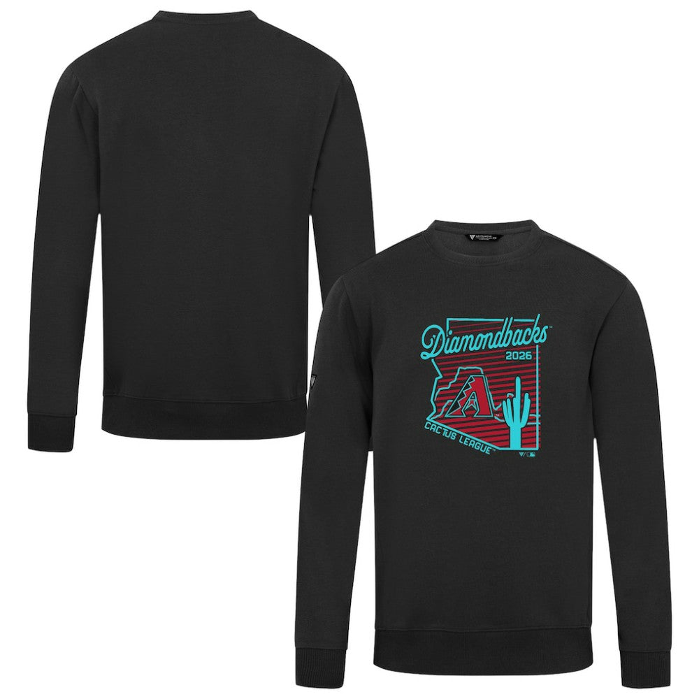Arizona Diamondbacks Levelwear Zane Sunrise Sweatshirt - Black - MLB Discount