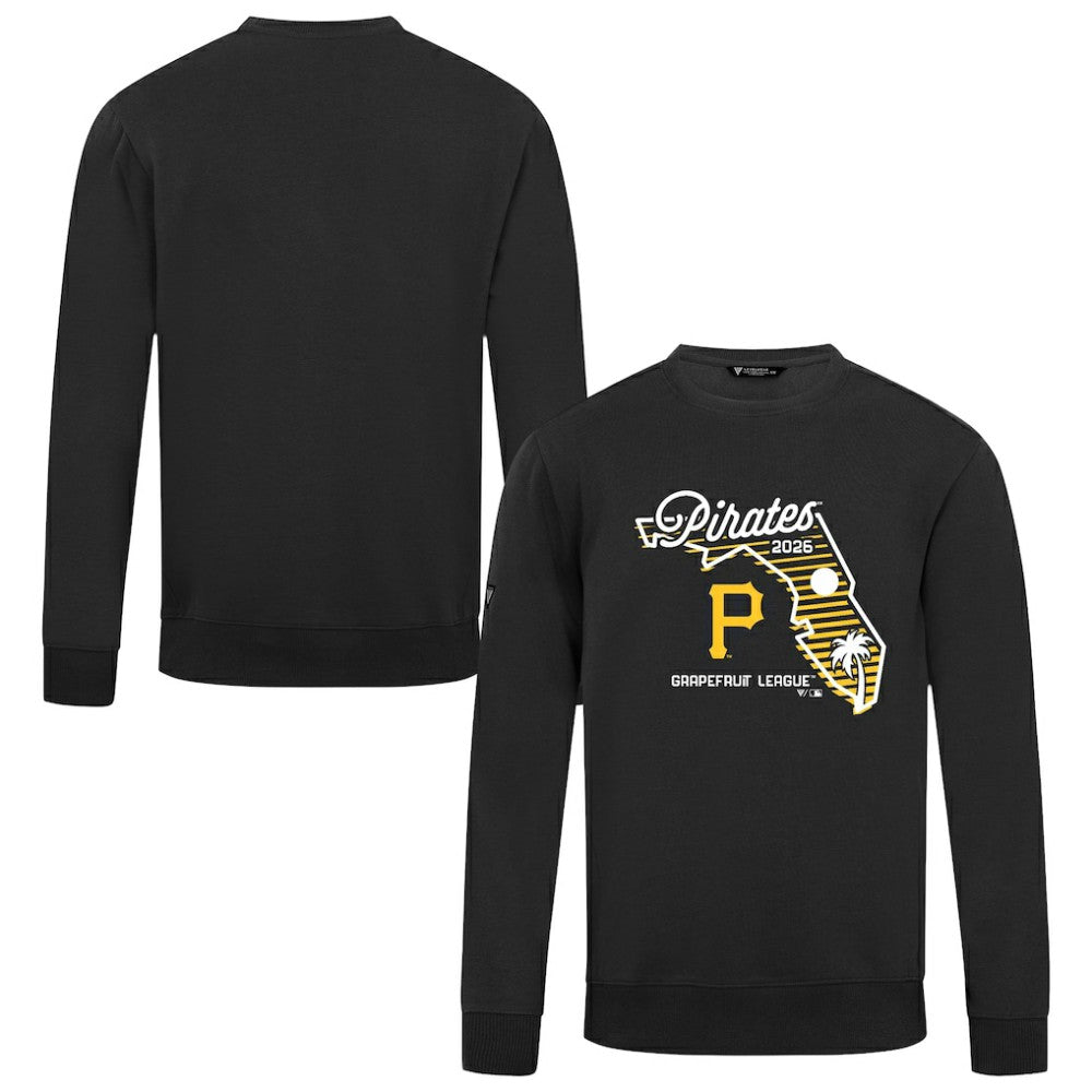 Pittsburgh Pirates Levelwear Zane Sunrise Sweatshirt - Black - MLB Sale