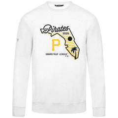 Pittsburgh Pirates Levelwear Zane Sunrise Sweatshirt - White - MLB on Sale