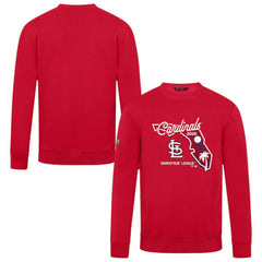 St. Louis Cardinals Levelwear Zane Sunrise Sweatshirt - Red - MLB Discount