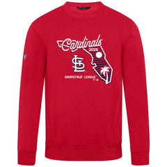 St. Louis Cardinals Levelwear Zane Sunrise Sweatshirt - Red - MLB Discount