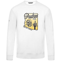 San Diego Padres Levelwear Zane Sunrise Sweatshirt - White - MLB Discount