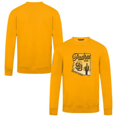 San Diego Padres Levelwear Zane Sunrise Sweatshirt - Gold - MLB Sale