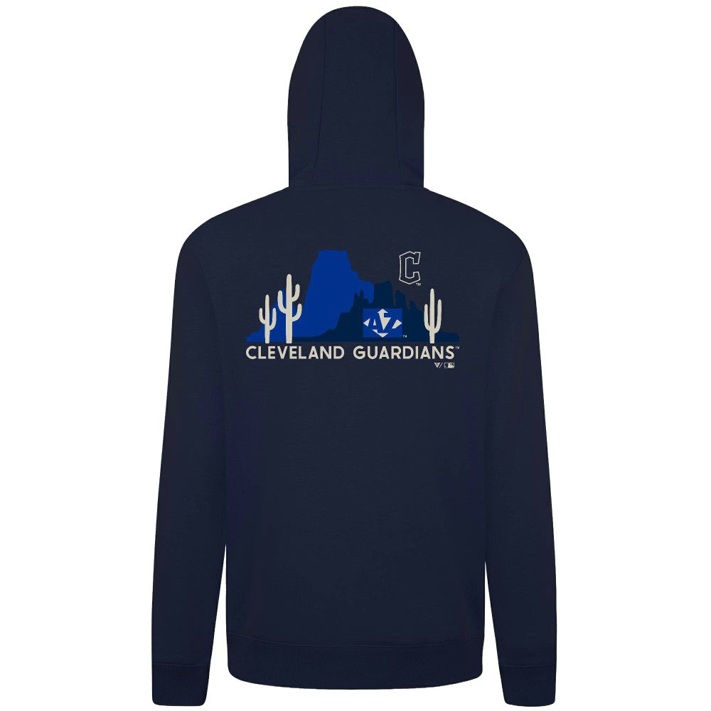 Cleveland Guardians Levelwear Panoramic Podium Hoodie - Navy - MLB Online