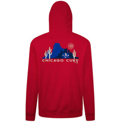 Chicago Cubs Levelwear Panoramic Podium Hoodie - Red - MLB on Sale