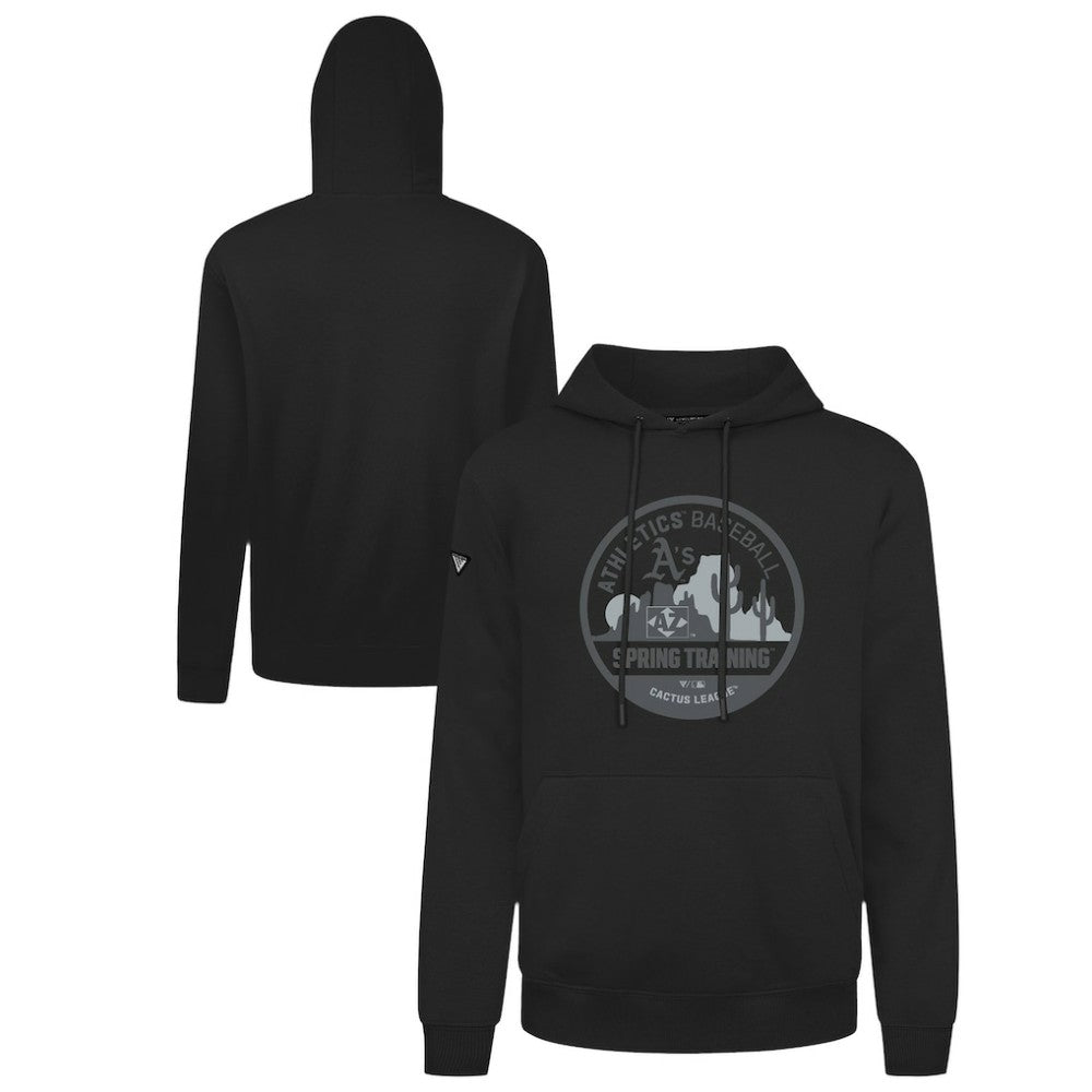 Athletics Levelwear Spring Badge Podium Hoodie - Black - MLB Lifestyle