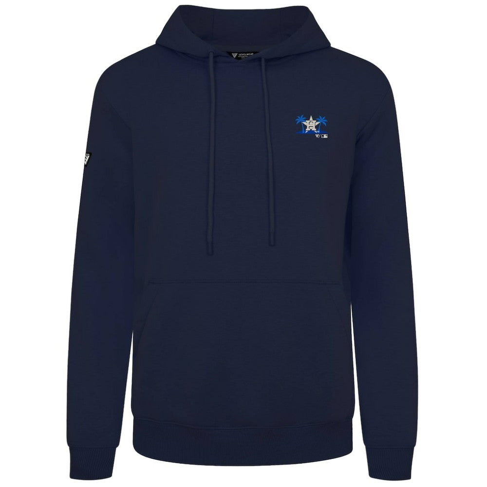 Houston Astros Levelwear Panoramic Podium Hoodie - Navy - MLB Sale
