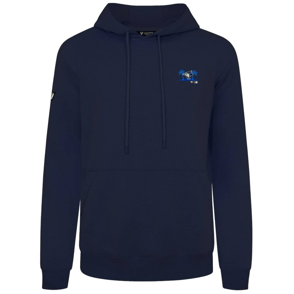 Toronto Blue Jays Levelwear Panoramic Podium Hoodie - Navy - MLB Lifestyle