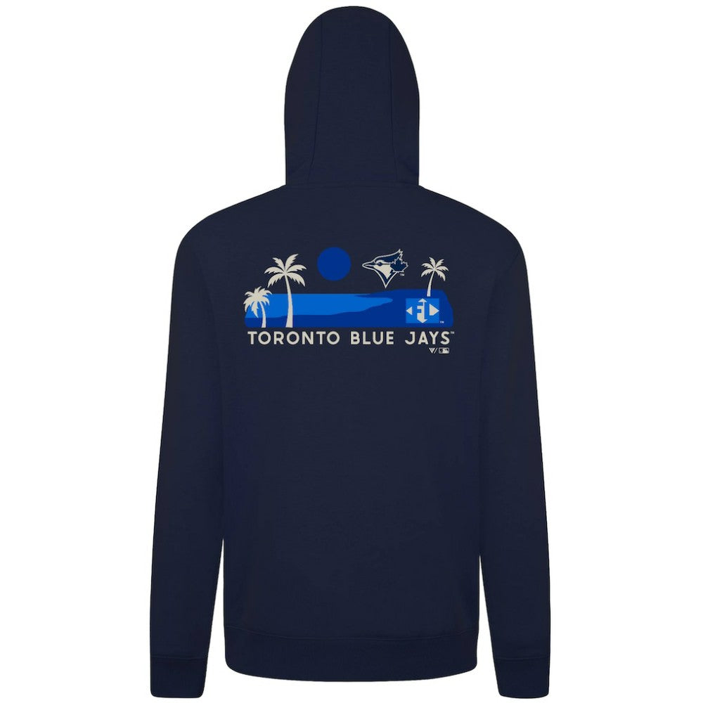 Toronto Blue Jays Levelwear Panoramic Podium Hoodie - Navy - MLB Lifestyle
