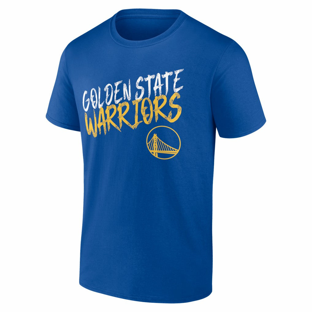 Golden State Warriors Big & Tall Hustle Personalized Name & Number T-Shirt Royal