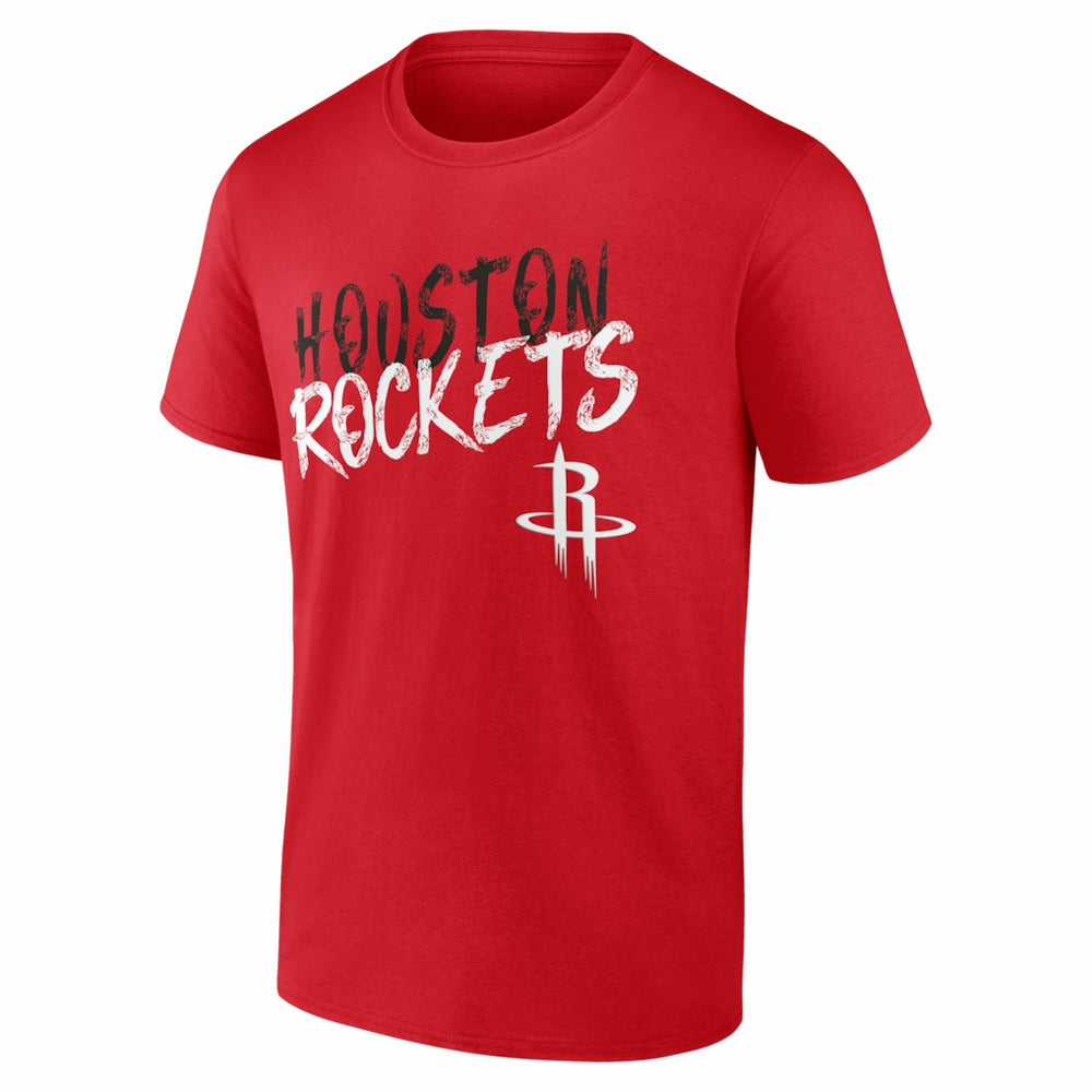 Houston Rockets Big & Tall Hustle Personalized Name & Number T-Shirt Red