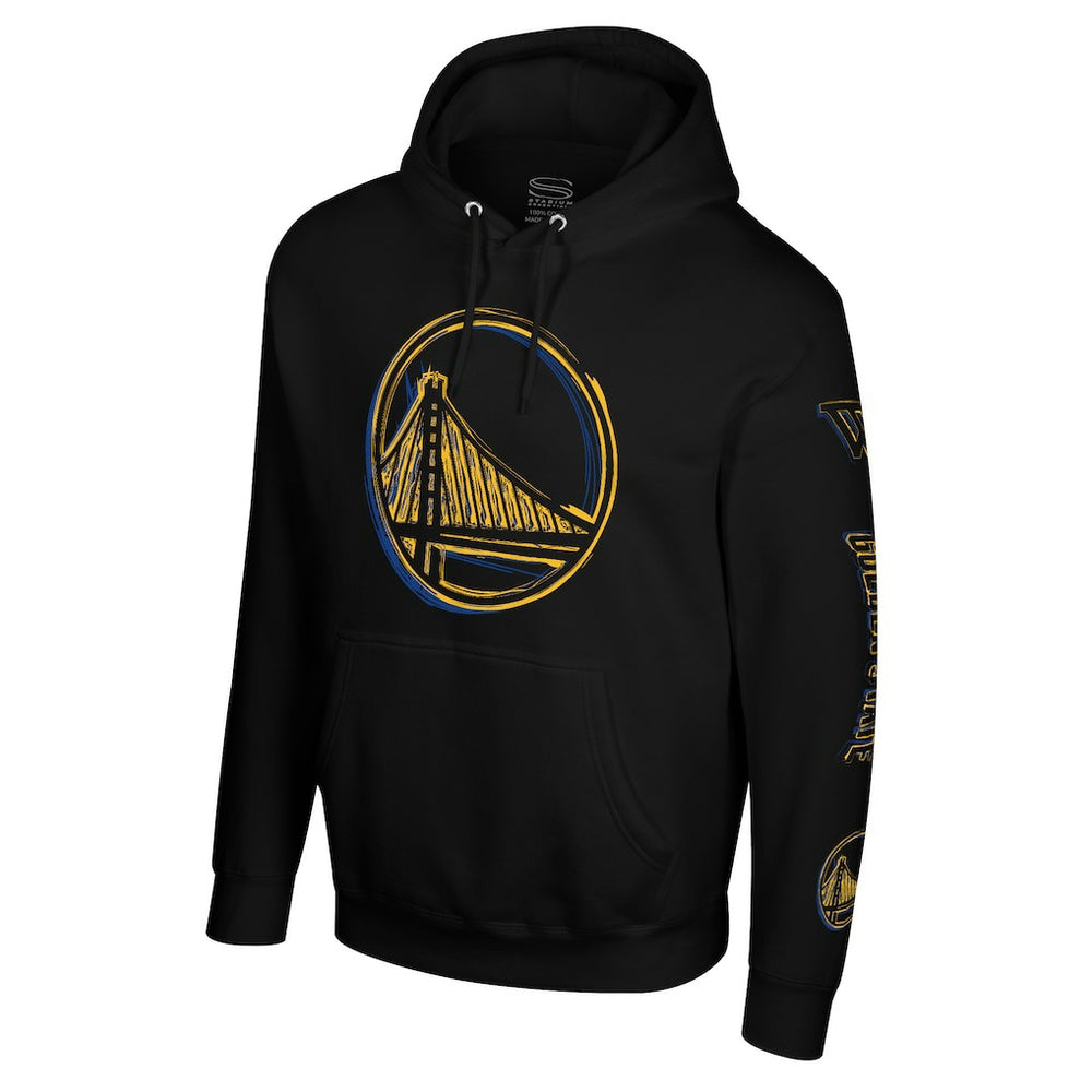 Golden State Warriors Stadium Essentials Unisex Elementized Ride Hoodie Black