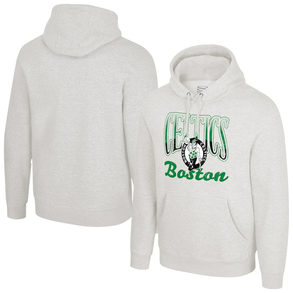 Boston Celtics Stadium Essentials Unisex Sky High Hoodie Oatmeal