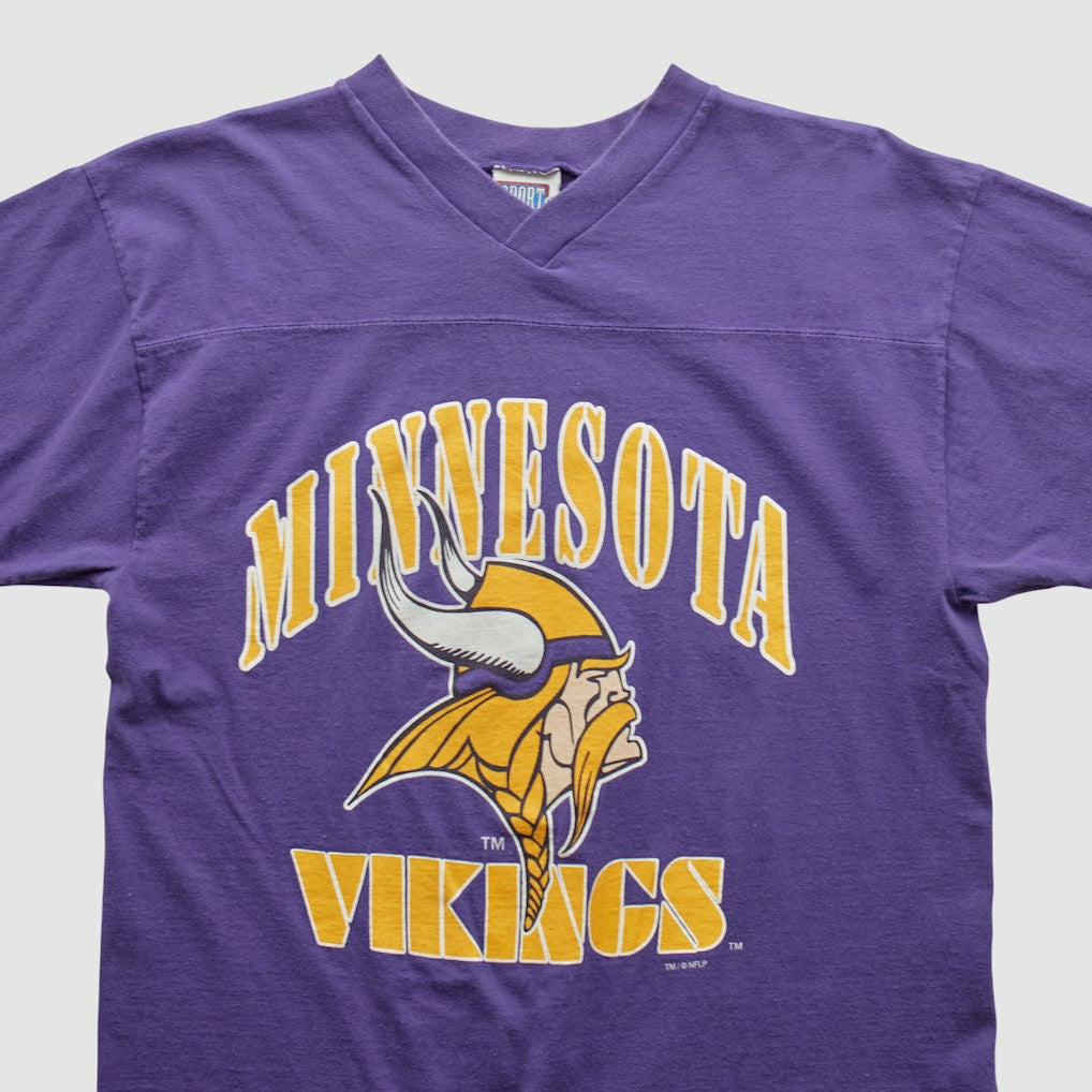 Fanatics Minnesota Vikings Sport Attack 90s T-shirt Purple Vintage