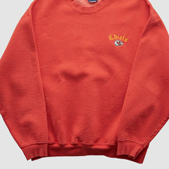 Fanatics Kansas City Chiefs Galt Sand 90s Pullover Sweatshirt Red Vintage