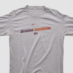Fanatics Denver Broncos 2000s Long Sleeve T-shirt Heather Gray Vintage