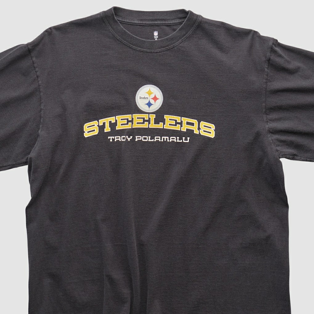 Fanatics Pittsburgh Steelers NFL 2000s Long Sleeve T-shirt Black Vintage