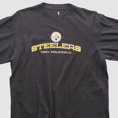 Fanatics Pittsburgh Steelers NFL 2000s Long Sleeve T-shirt Black Vintage