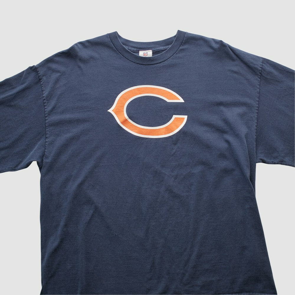 Fanatics Chicago Bears NFL 2010s Long Sleeve T-shirt Navy Vintage