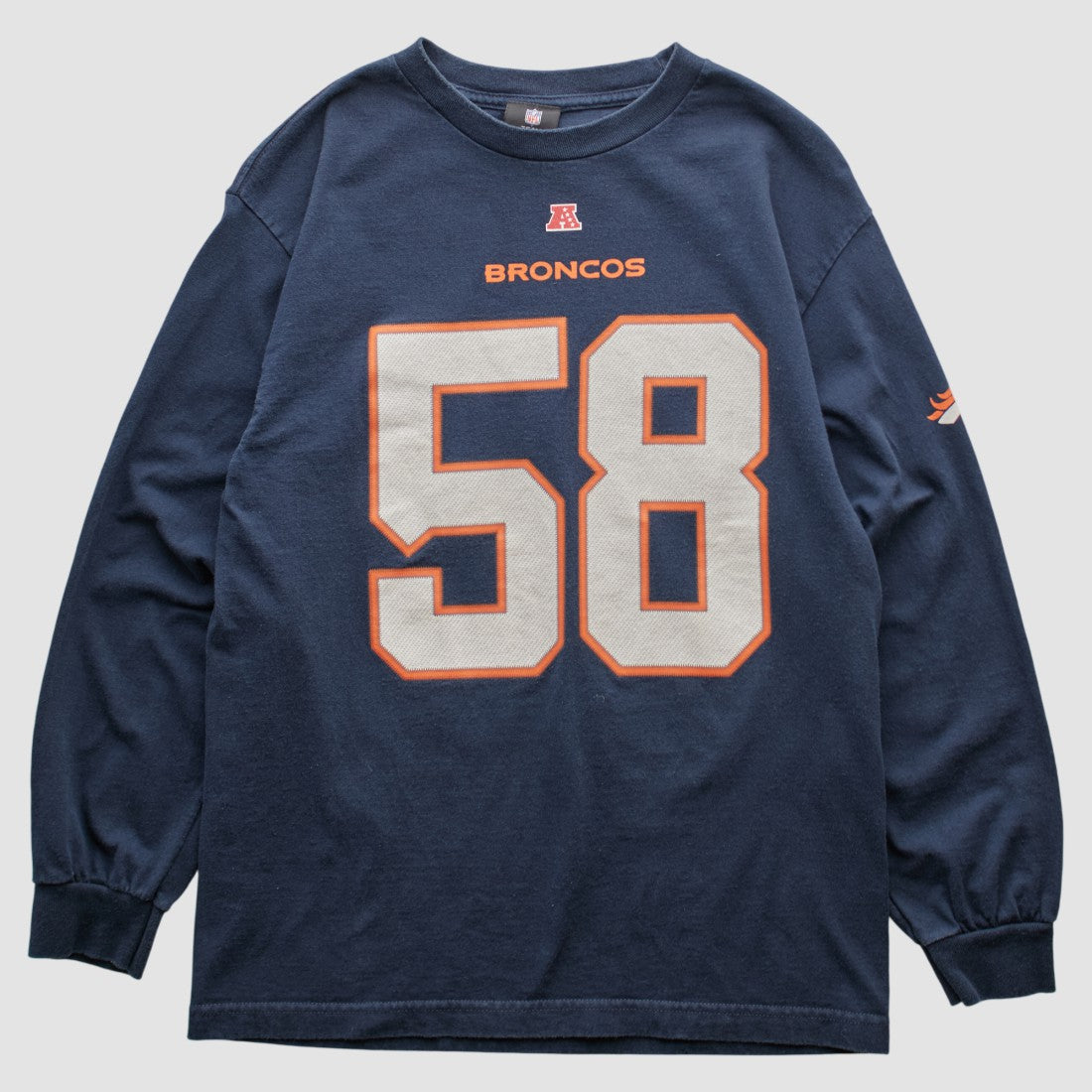 Fanatics Denver Broncos NFL 2010s Long Sleeve T-shirt Navy Vintage