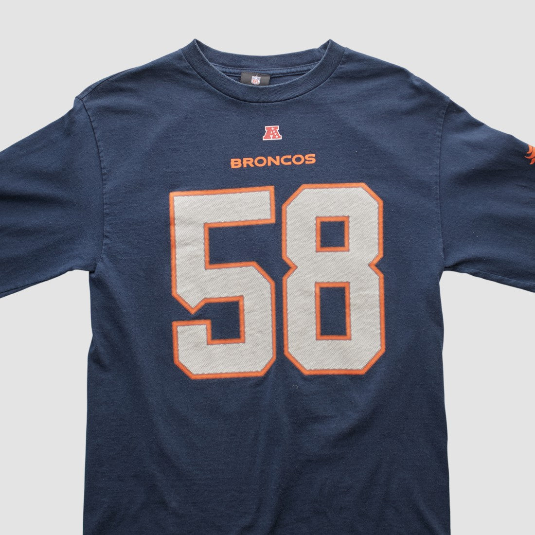 Fanatics Denver Broncos NFL 2010s Long Sleeve T-shirt Navy Vintage