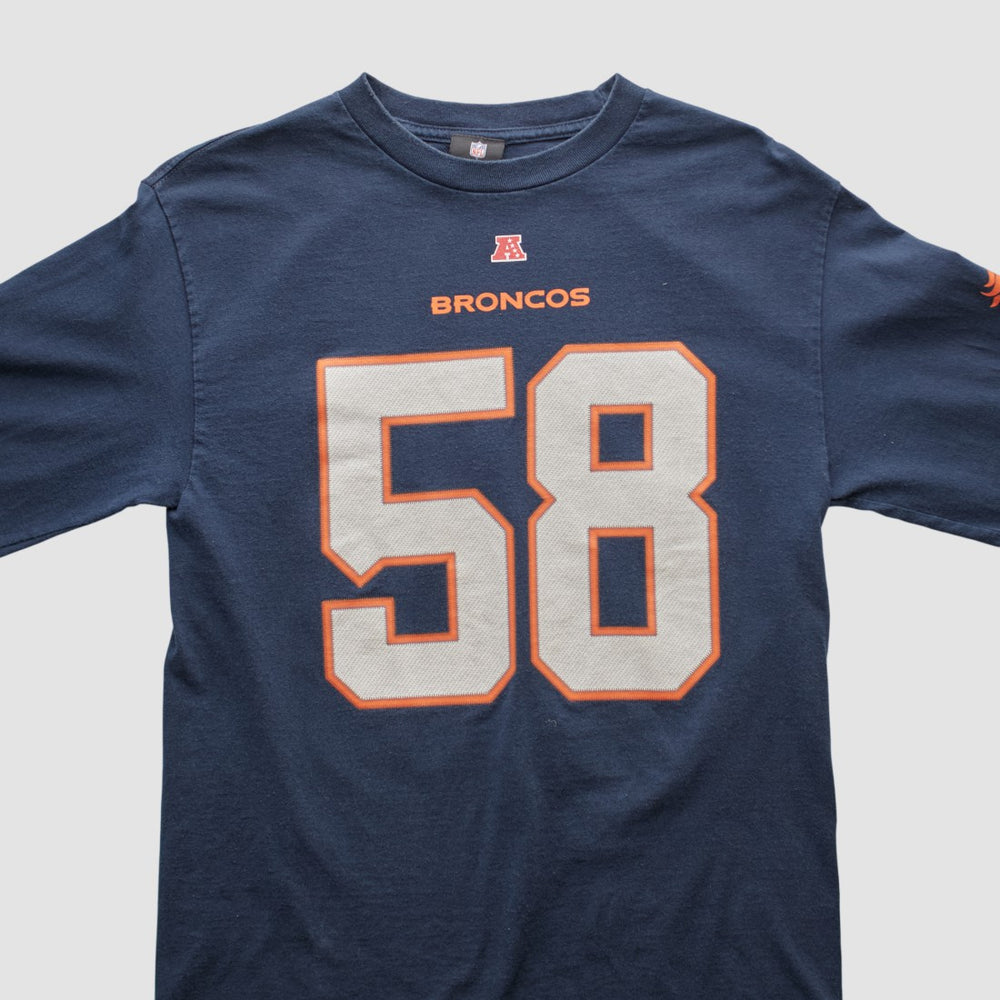 Fanatics Denver Broncos NFL 2010s Long Sleeve T-shirt Navy Vintage