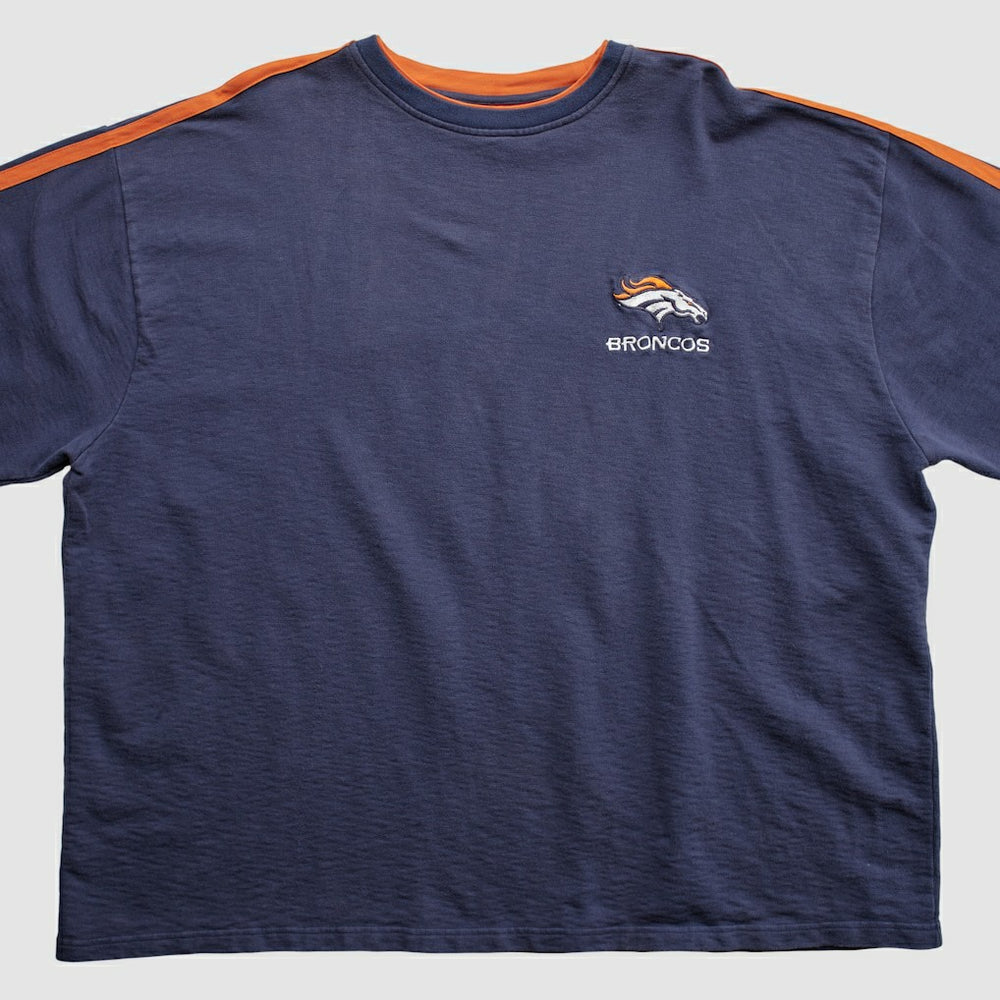 Fanatics Denver Broncos NFL 2000s Pullover Sweatshirt Navy Vintage