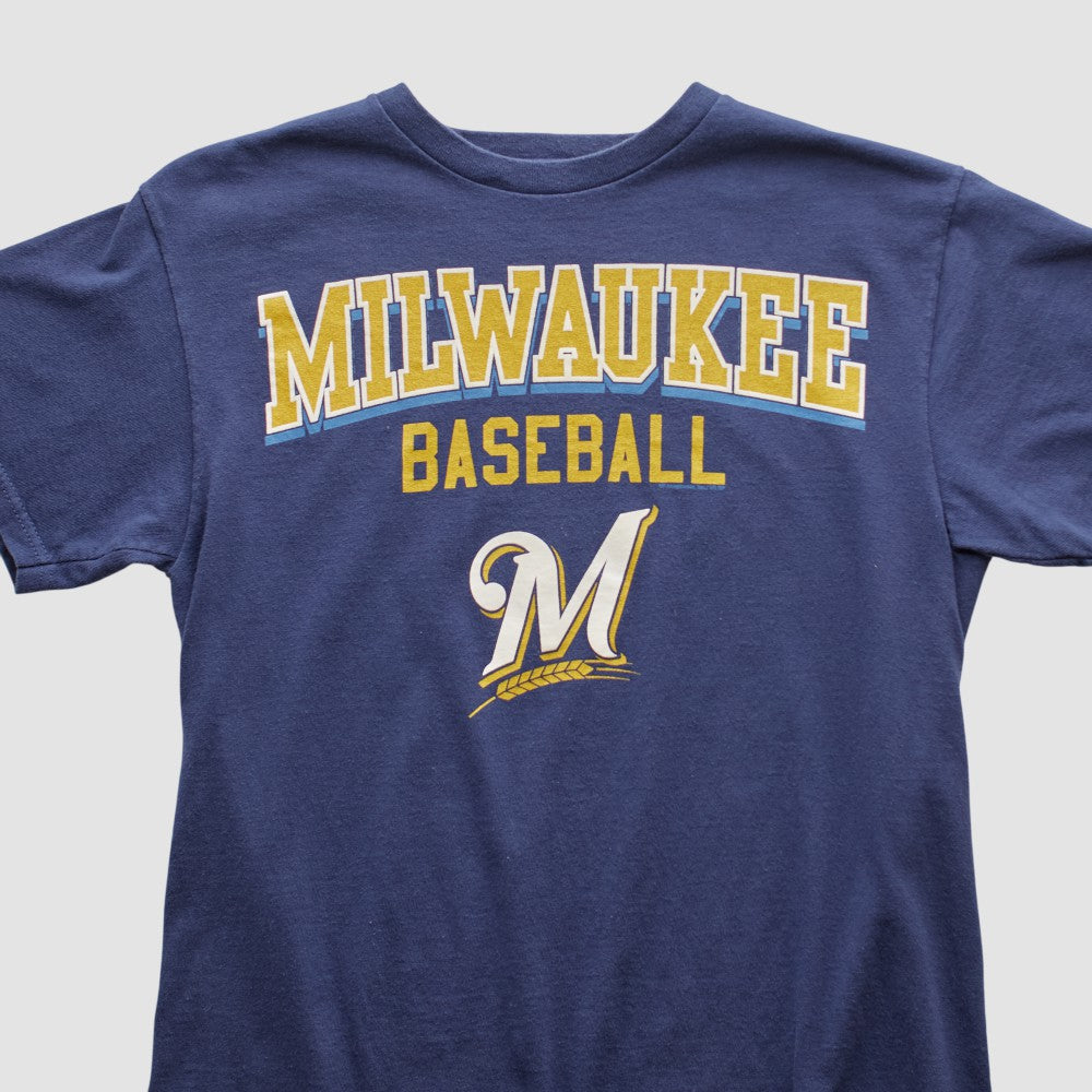 Milwaukee Brewers Genuine Merchandise 2000s T-shirt - Navy - Vintage - Fanatics Lifestyle