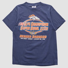 Fanatics Denver Broncos Logo Athletic 1998 T-shirt Navy Vintage