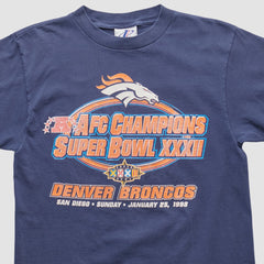 Fanatics Denver Broncos Logo Athletic 1998 T-shirt Navy Vintage