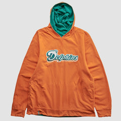 Fanatics Miami Dolphins 2010s Hooded Pullover Sweatshirt Teal Vintage