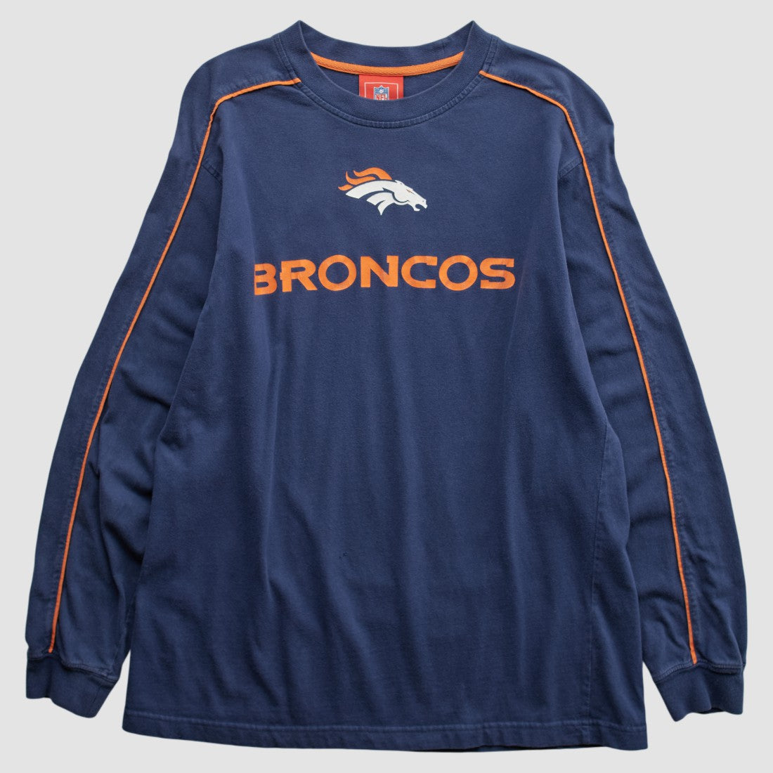 Fanatics Denver Broncos NFL 2000s Long Sleeve T-shirt Navy Vintage