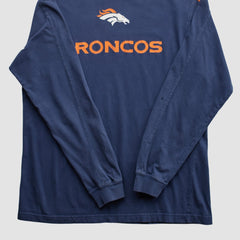 Fanatics Denver Broncos NFL 2000s Long Sleeve T-shirt Navy Vintage