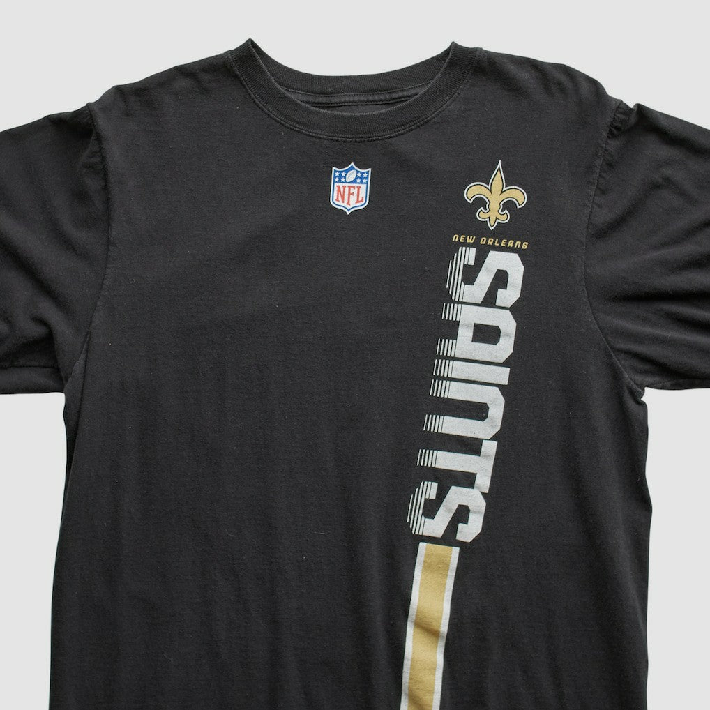 Fanatics New Orleans Saints Reebok 2000s Long Sleeve T-shirt Black Vintage