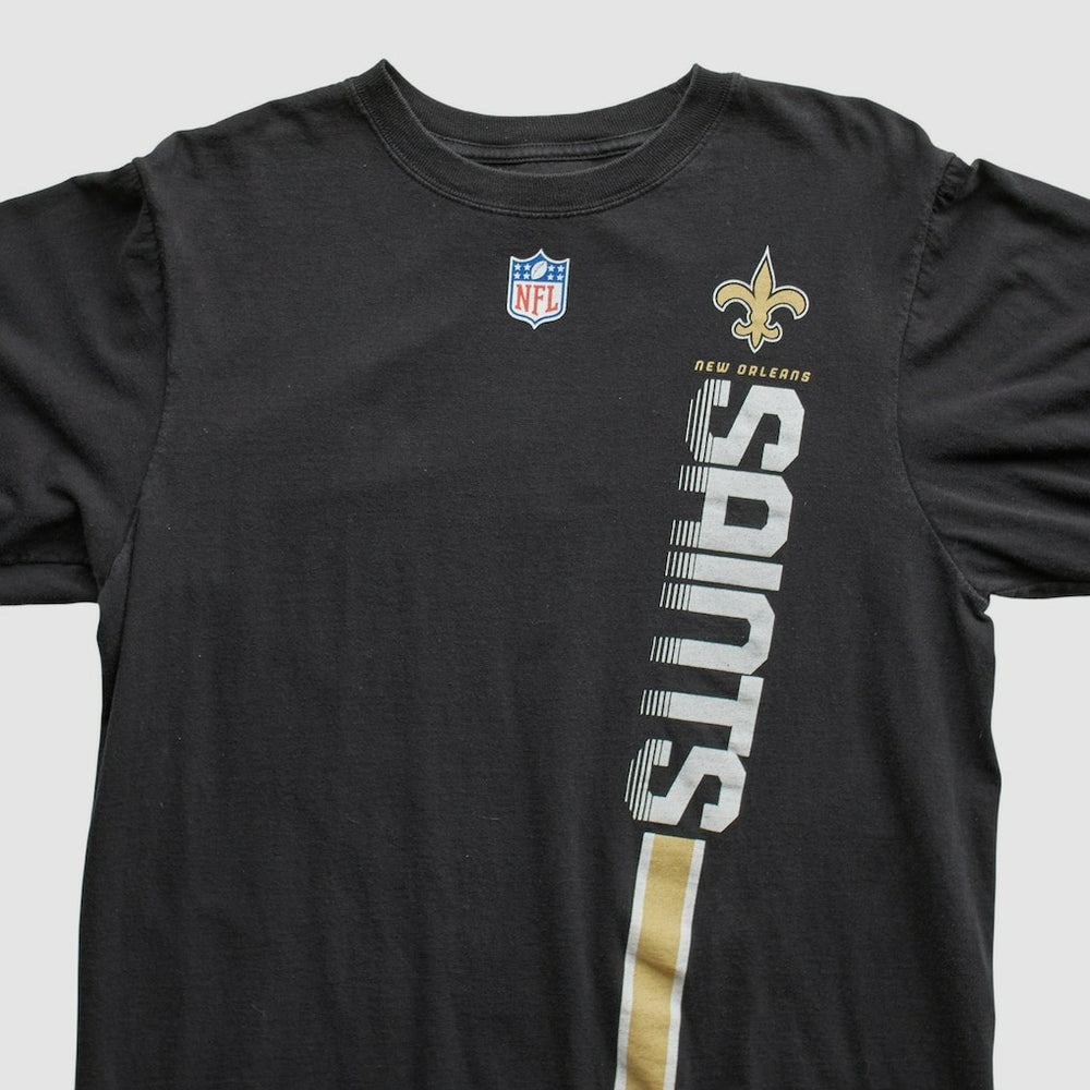 Fanatics New Orleans Saints Reebok 2000s Long Sleeve T-shirt Black Vintage