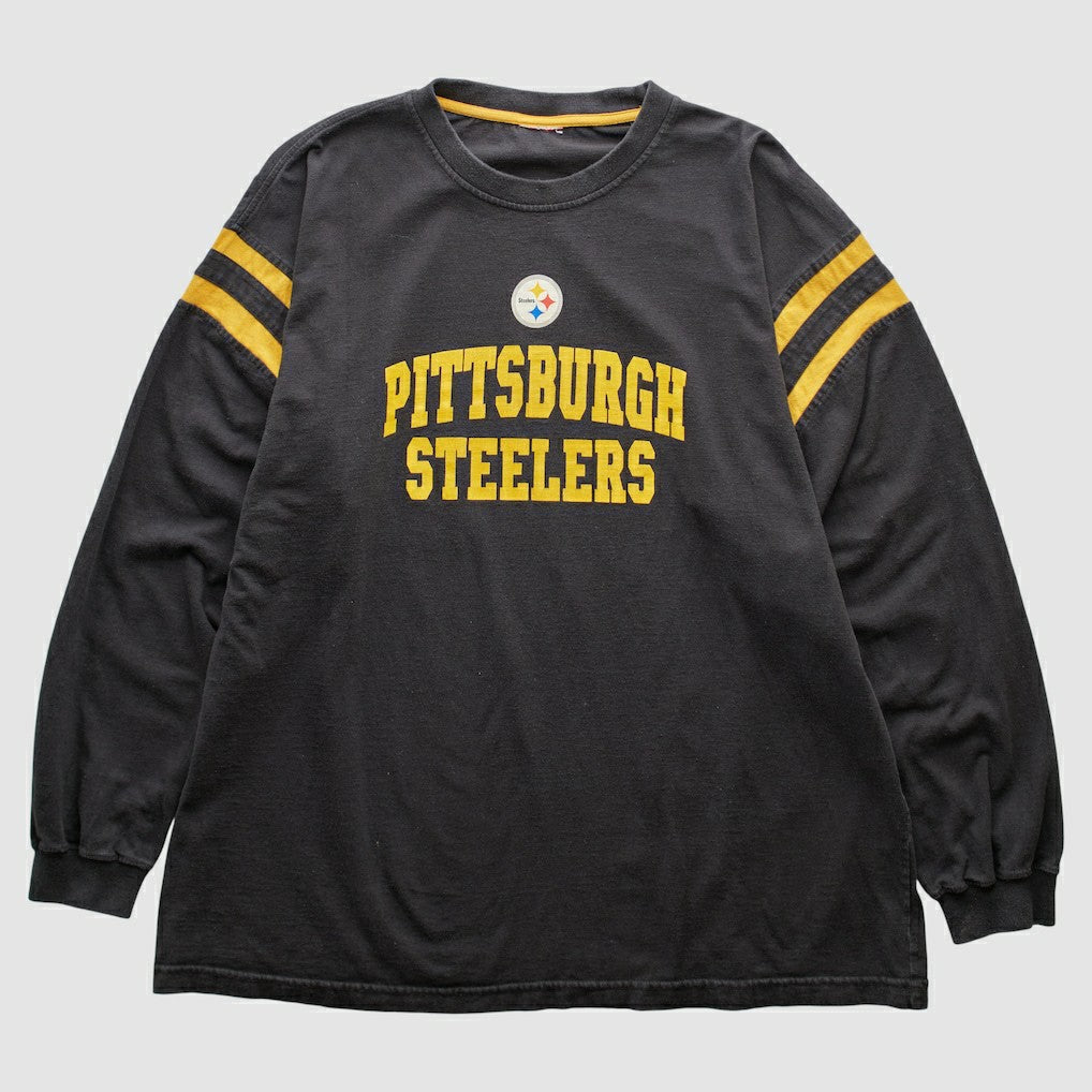 Fanatics Pittsburgh Steelers 2000s Long Sleeve T-shirt Black Vintage