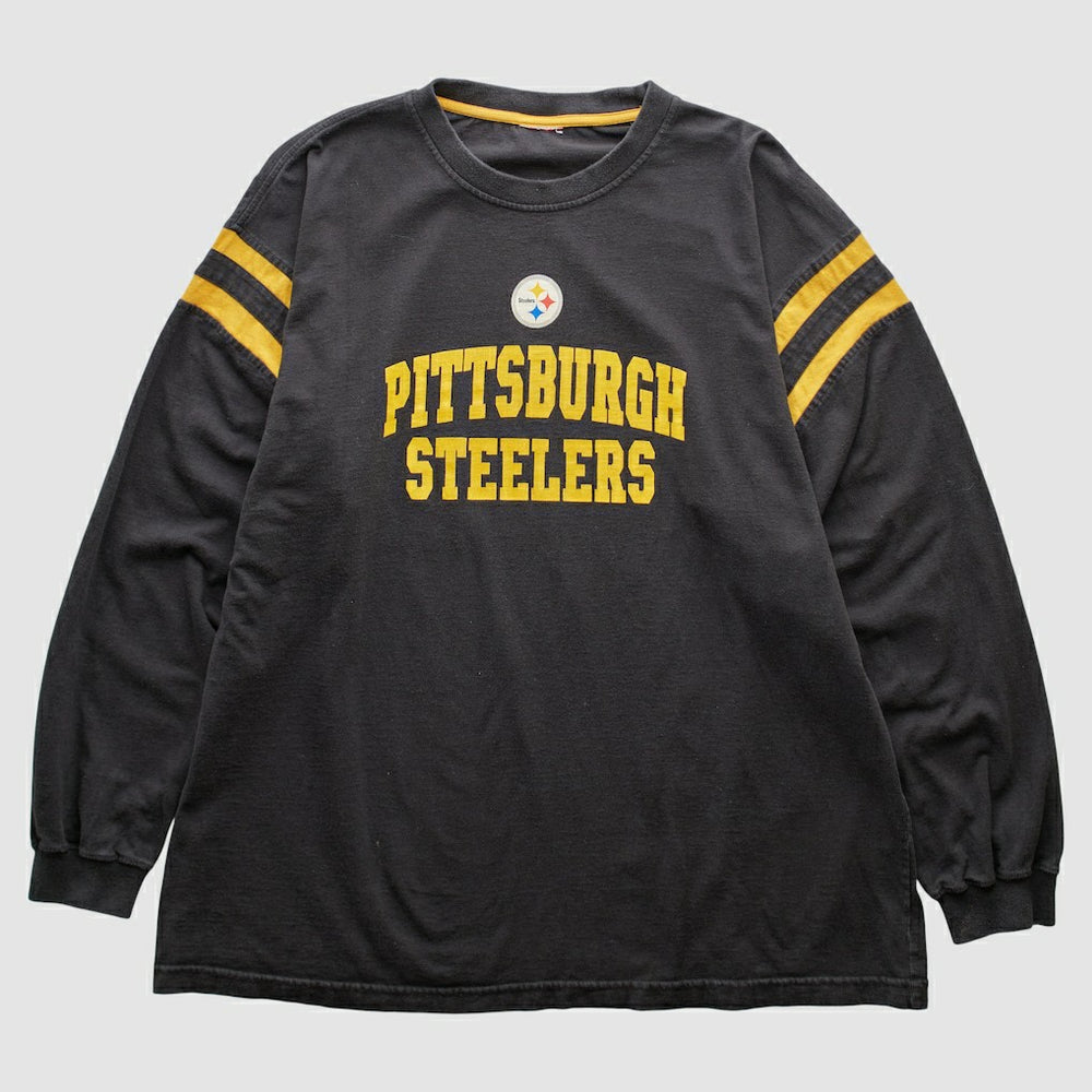 Fanatics Pittsburgh Steelers 2000s Long Sleeve T-shirt Black Vintage
