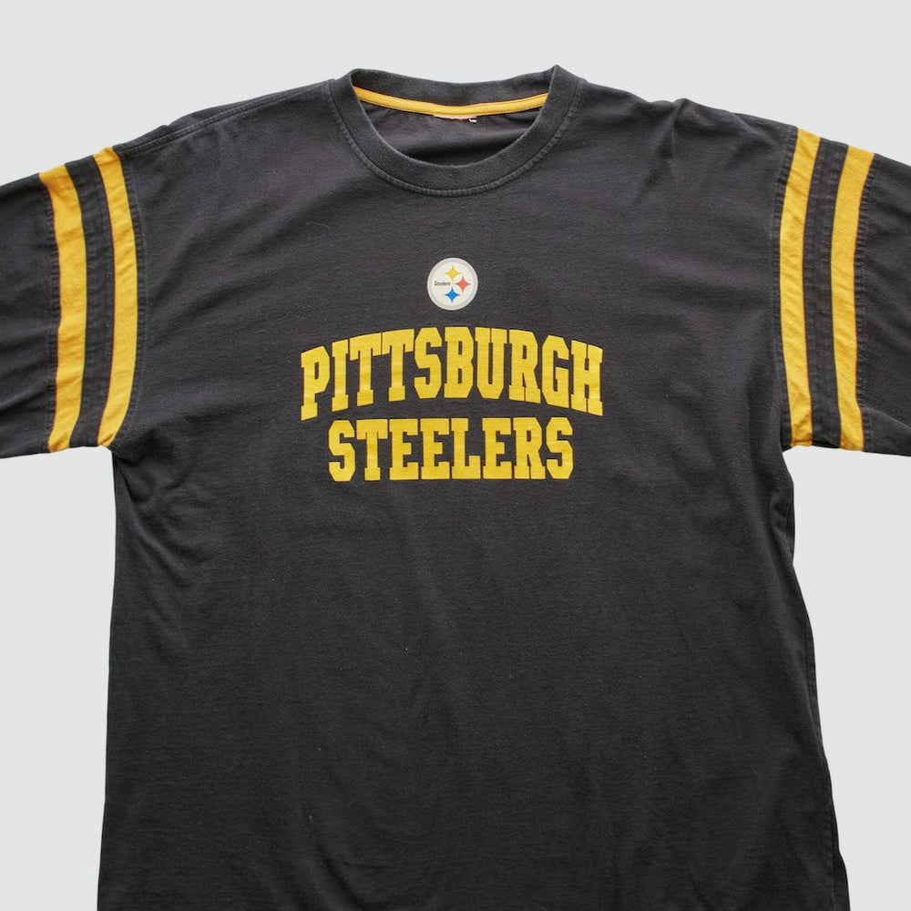 Fanatics Pittsburgh Steelers 2000s Long Sleeve T-shirt Black Vintage