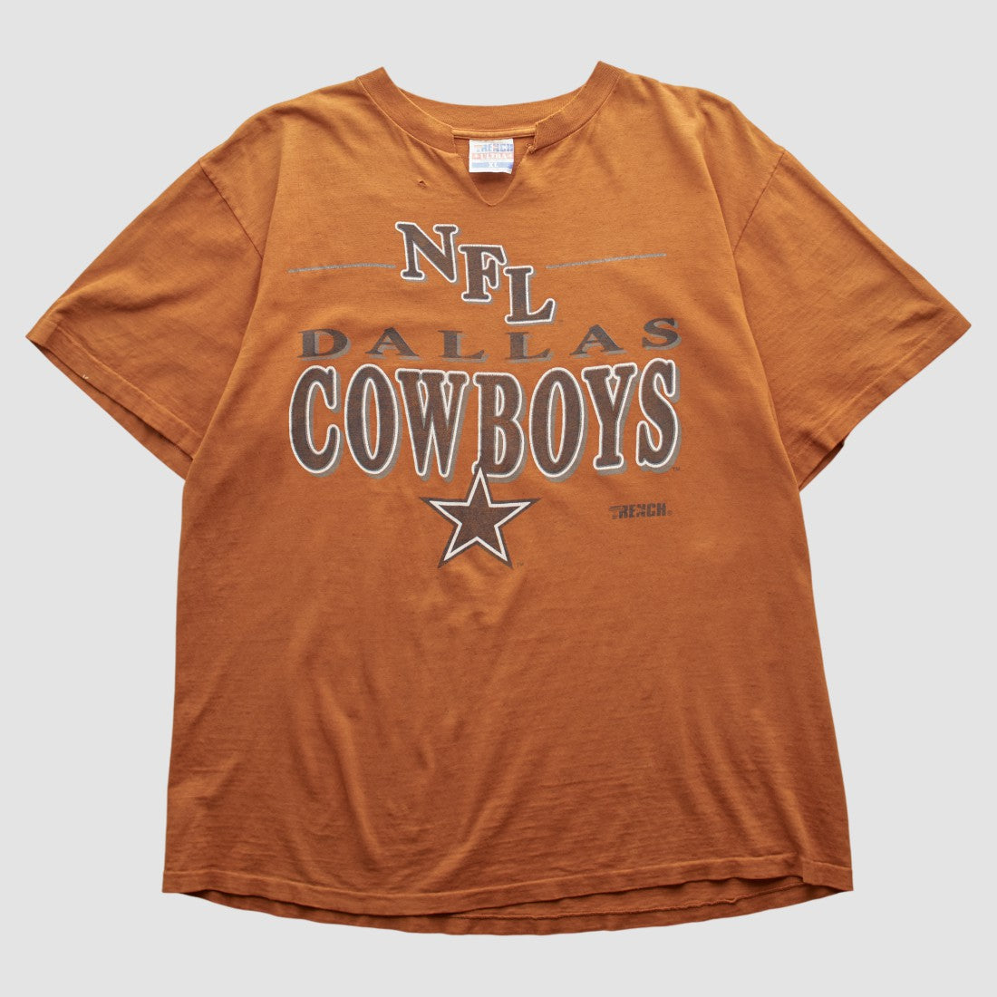Fanatics Dallas Cowboys Trench 90s T-shirt Orange Vintage