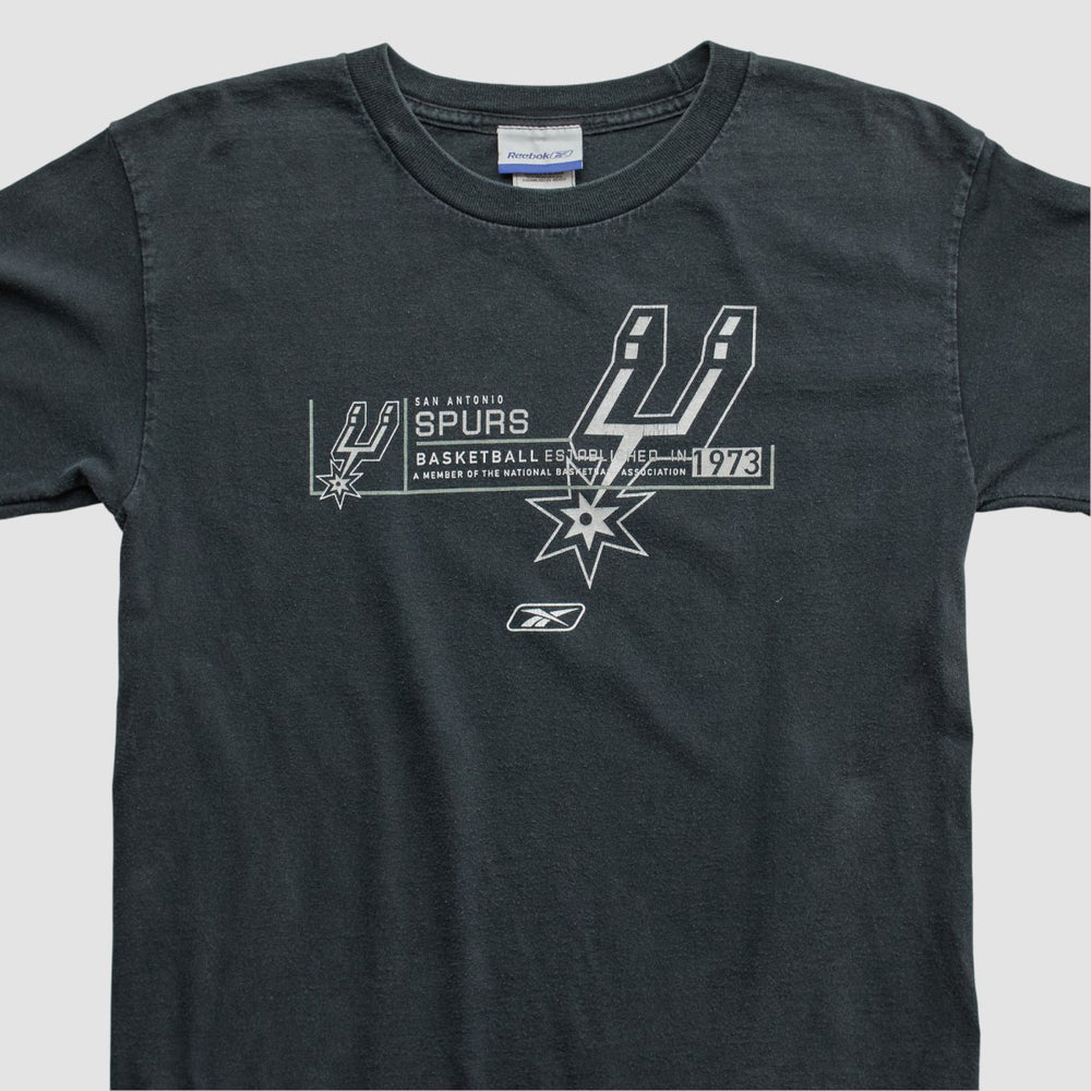 San Antonio Spurs Reebok 2000s Long Sleeve T-shirt Black Vintage | Vintage discount
