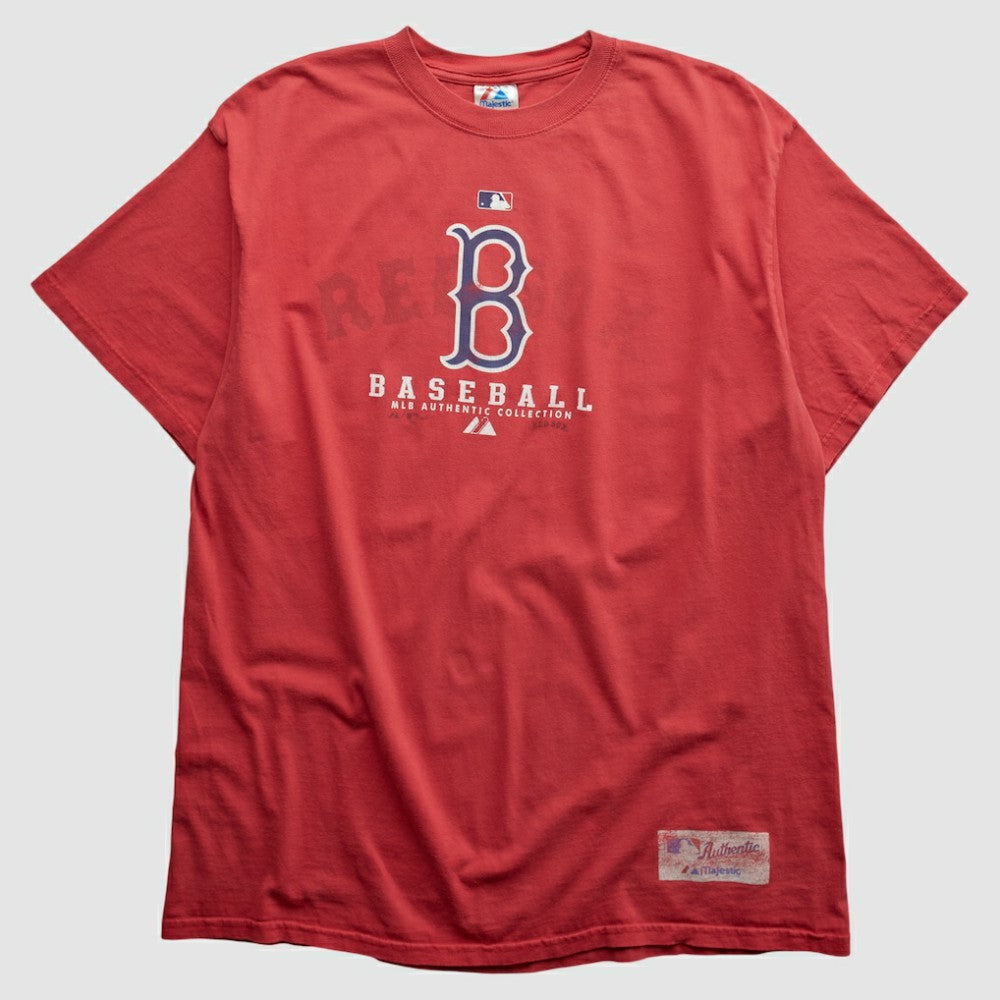 Boston Red Sox Majestic 2000s T-shirt - Red - XVintage - Fanatics on Sale