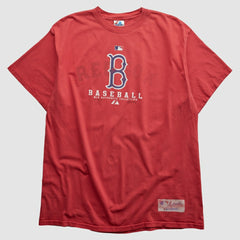 Boston Red Sox Majestic 2000s T-shirt - Red - XVintage - Fanatics on Sale