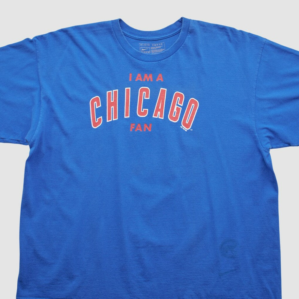 Chicago Cubs Nike 2000s T-shirt - Blue - XVintage - Nike Online